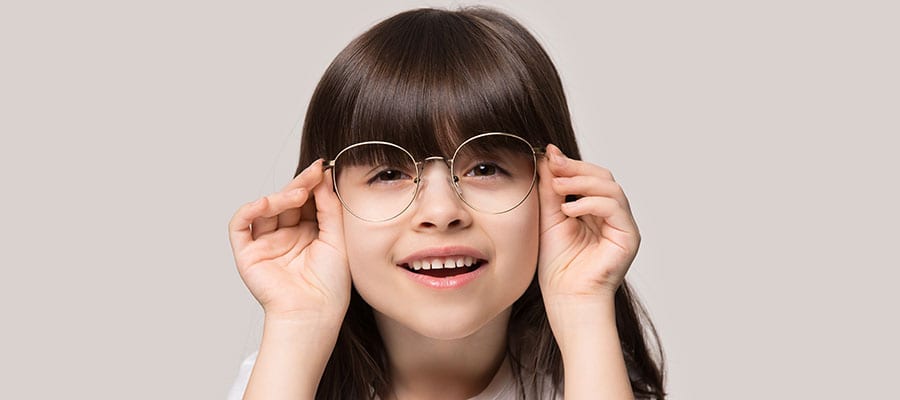 Child having an eye test at Mooikloof Optometrists